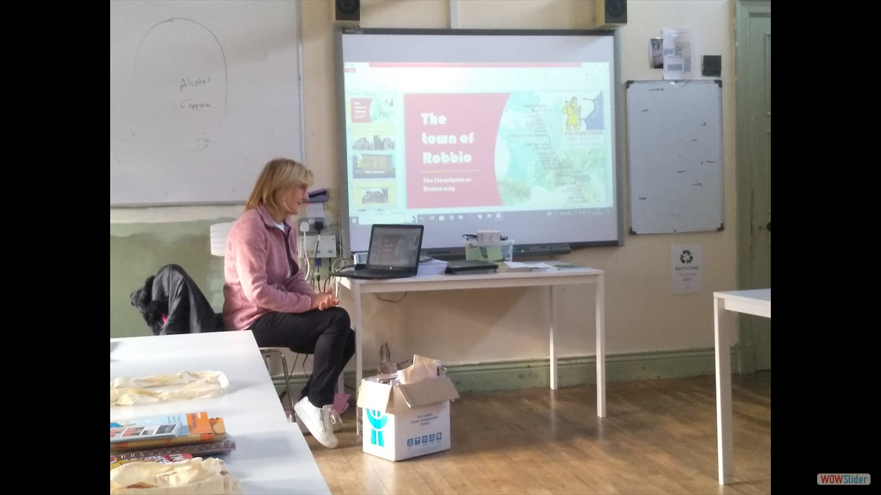                               Mrs Leva presenting Robbio